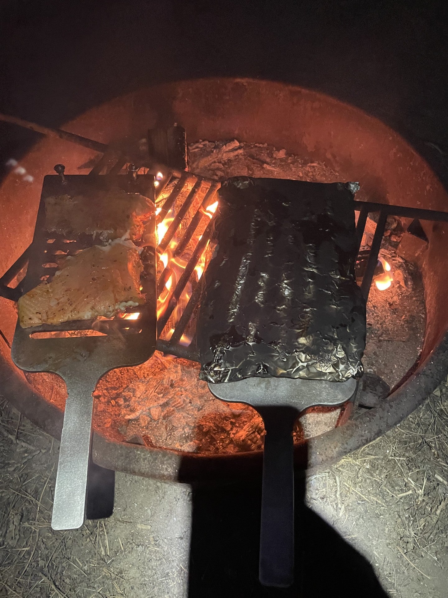 Caveman Cooker Campfire Grill