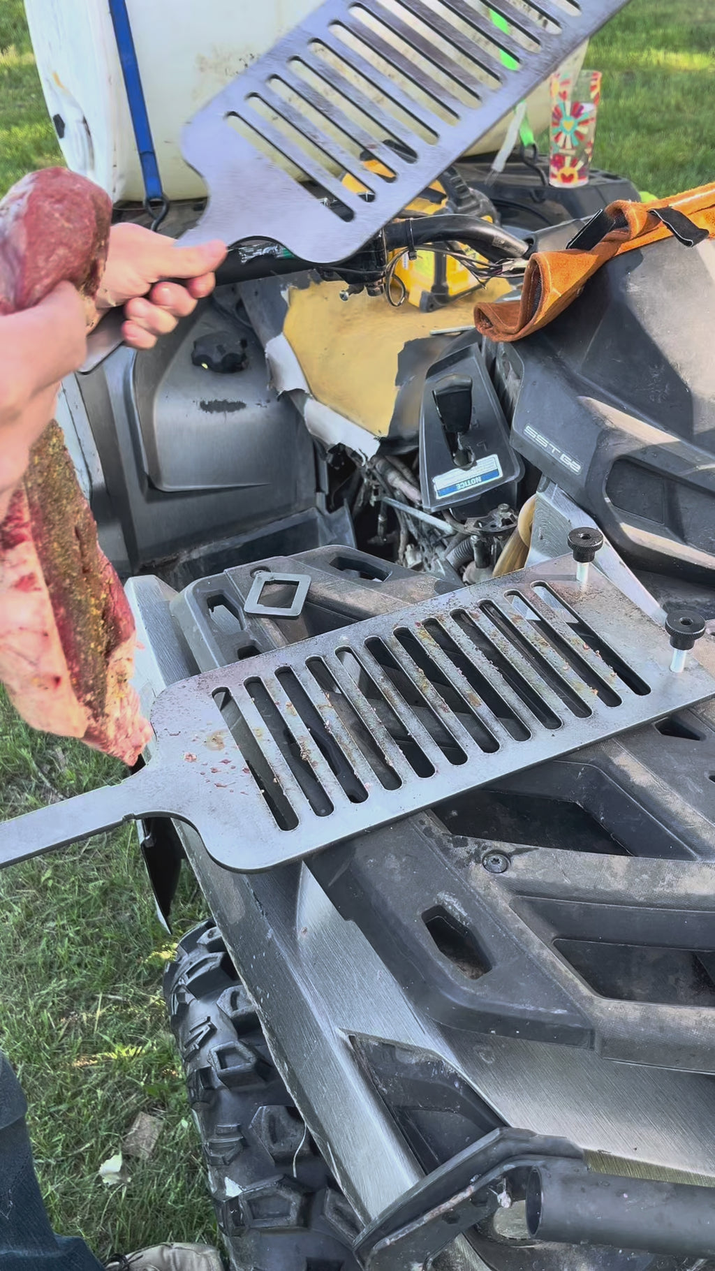 Caveman Cooker Campfire Grill