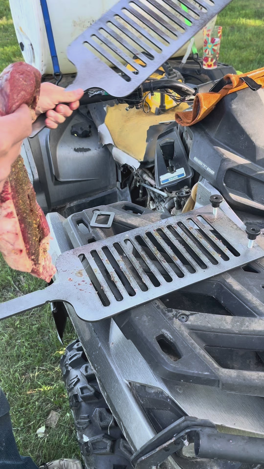 Caveman Cooker Campfire Grill